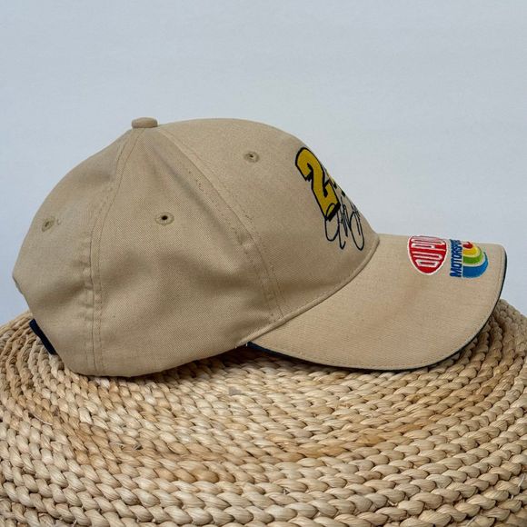 Dupont Motorsport Jeff Gordon # 24 Nascar cap hat strapback Tan - Picture 4 of 7